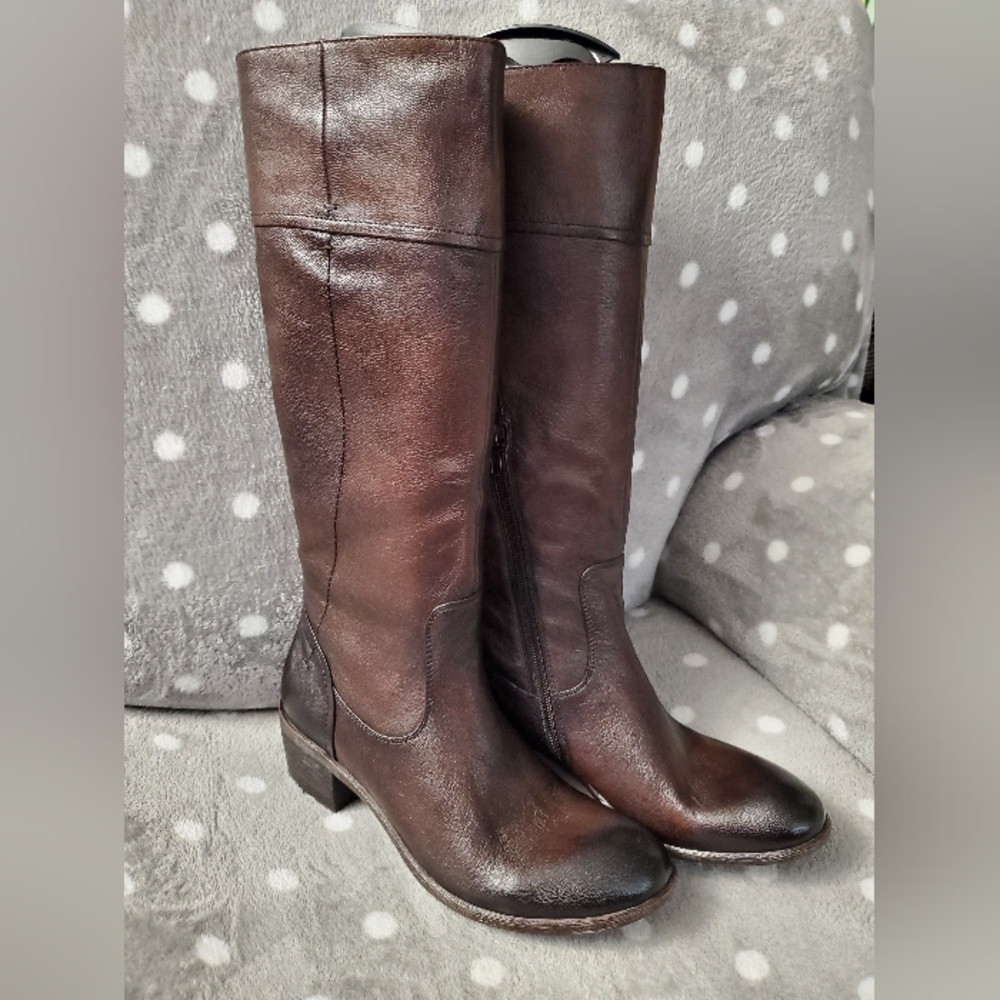 Arnold Churgin Leather knee high boots - Brand new never worn